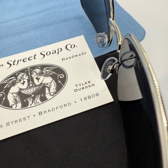 PSS Paper Street Shades Tyler Durden Fight Club NEW Oliver Peoples 523 Brad Pitt - Picture 8 of 17